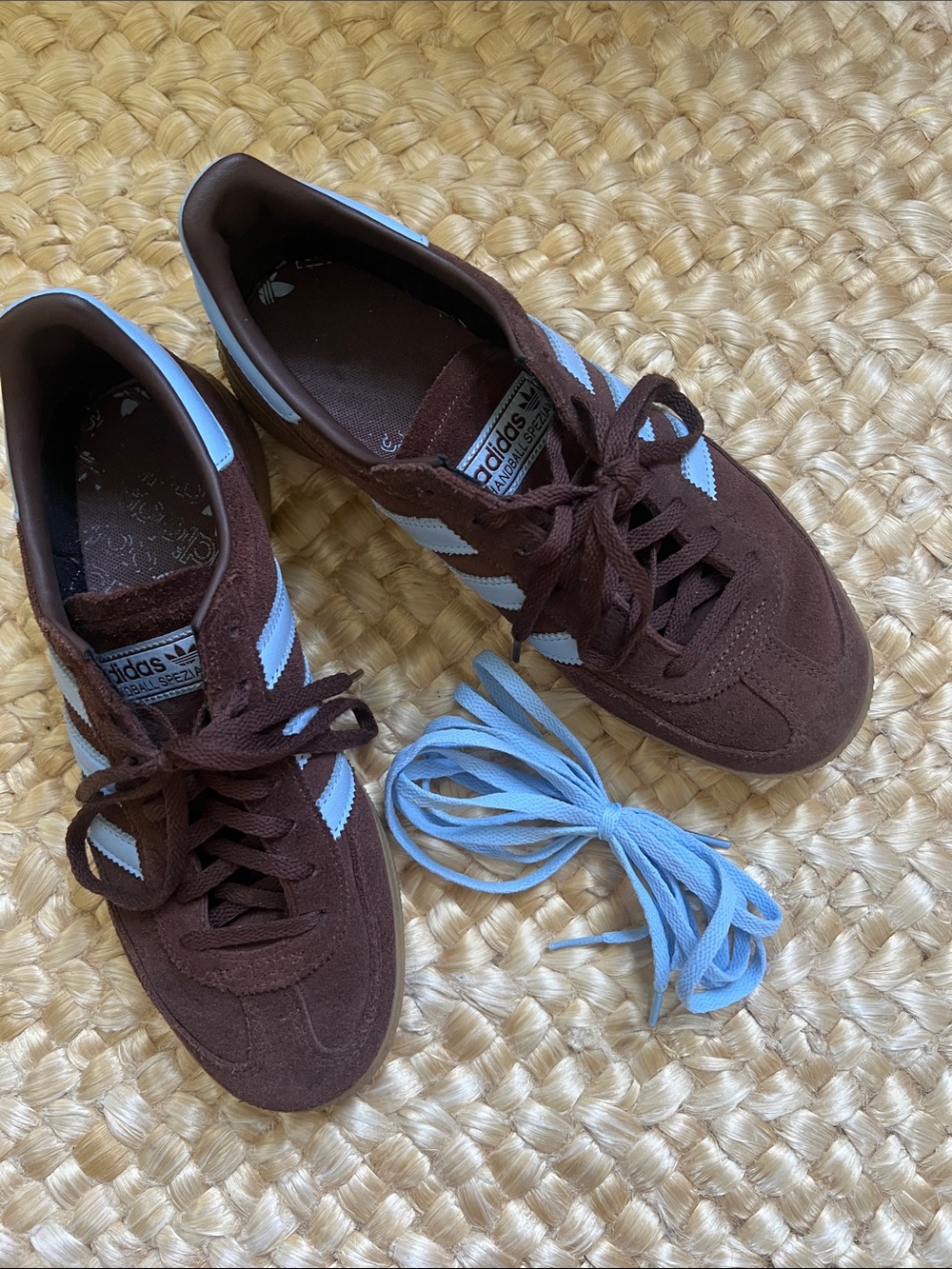 Brown adidas handball spezial sneakers